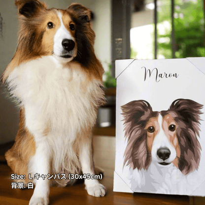 Petcanva©オーダーメイド ペット似顔絵