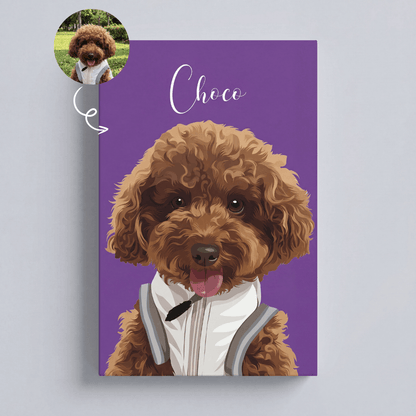 Petcanva©オーダーメイド ペット似顔絵【5点セット】