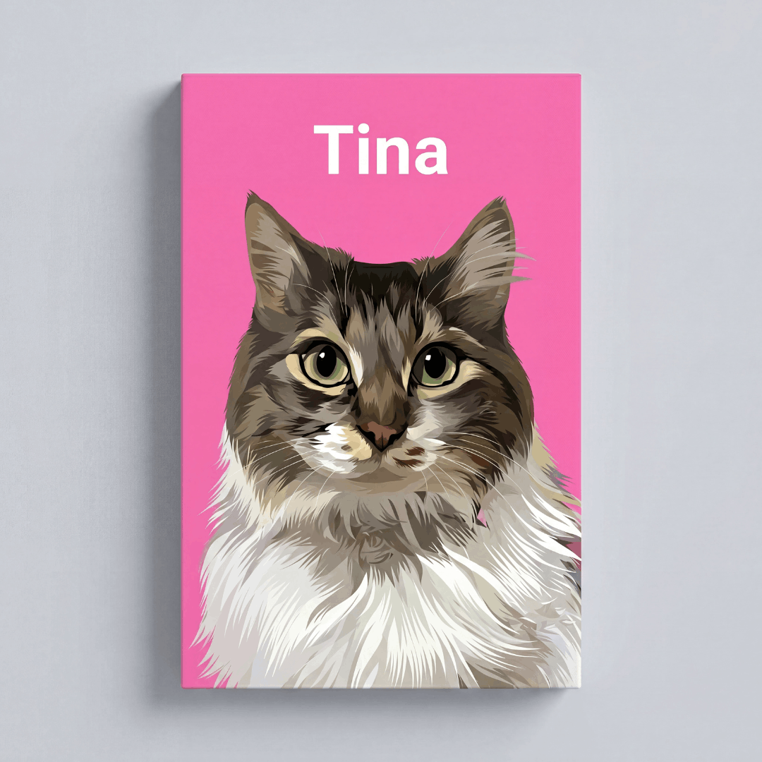 ペット肖像画 ポップペイント – PET CANVA